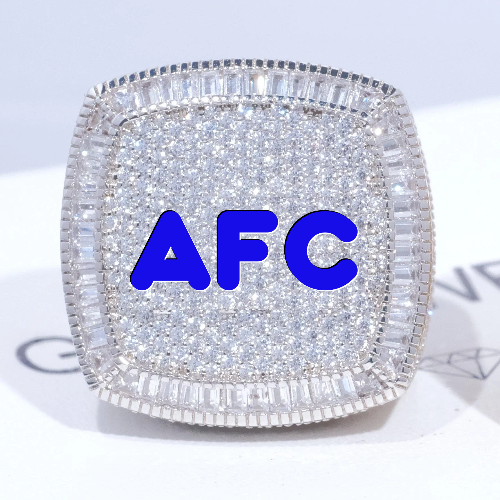 CUSTOM LETTER 3D ICED RING