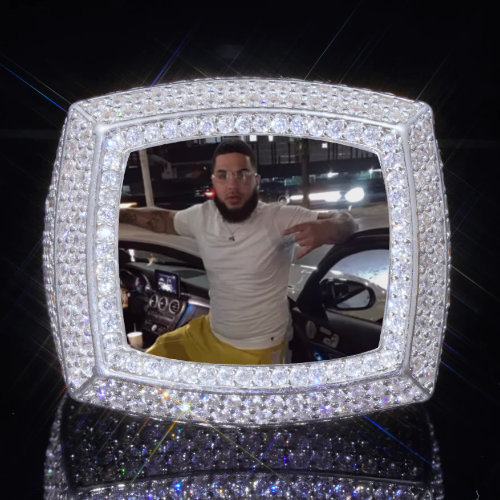 3D CUSTOM PICTURE ICED RING