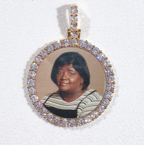 3D CIRCLE CUSTOM PICTURE PENDANT SMALL SIZE