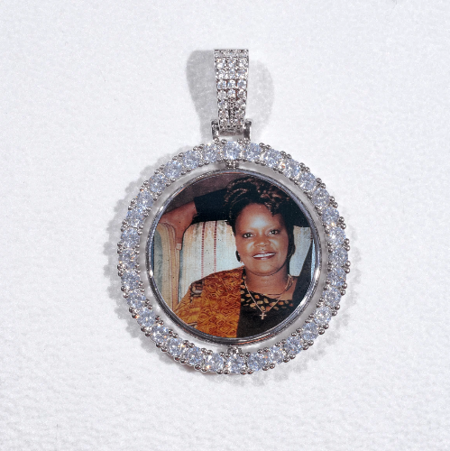 3D Spinning 2-Faced Custom Picture Pendant