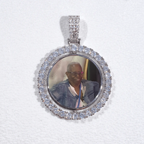 3D Spinning 2-Faced Custom Picture Pendant