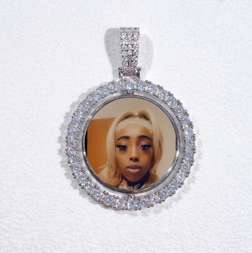 3D Spinning 2-Faced Custom Picture Pendant