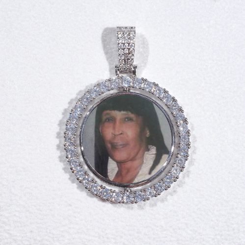 3D Spinning 2-Faced Custom Picture Pendant