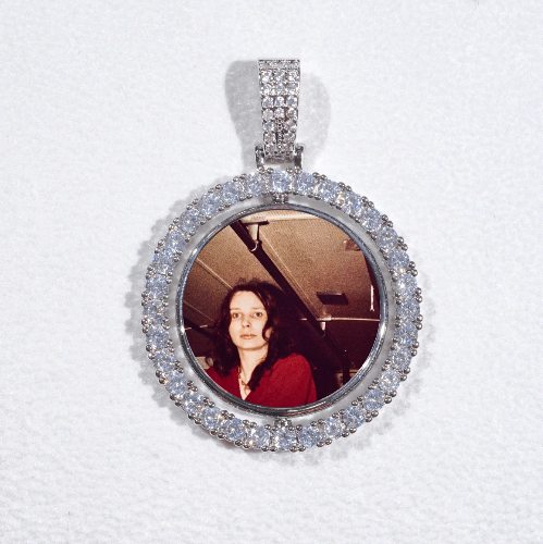 3D Spinning 2-Faced Custom Picture Pendant