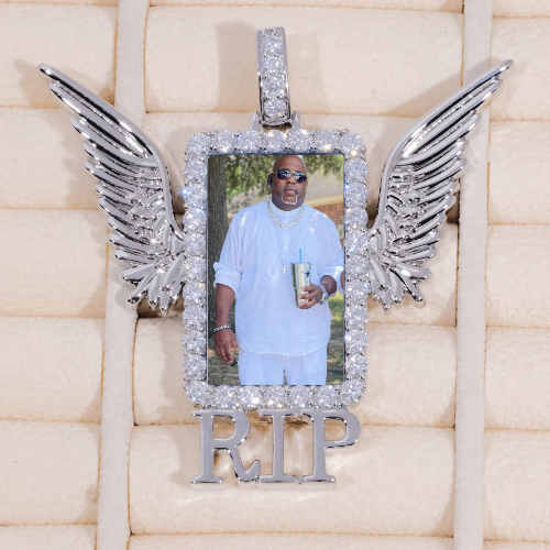 RIP WING 3D CUSTOM PICTURE PENDANT
