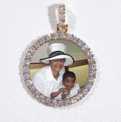 3D CIRCLE CUSTOM PICTURE PENDANT SMALL SIZE