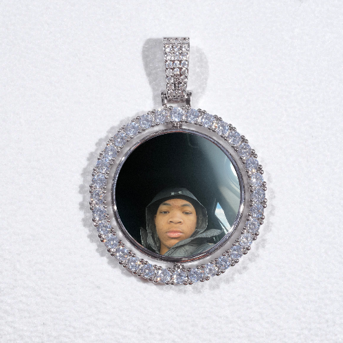 3D Spinning 2-Faced Custom Picture Pendant