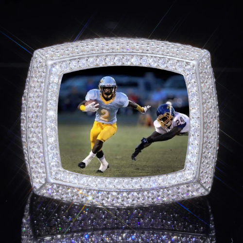 3D CUSTOM PICTURE ICED RING