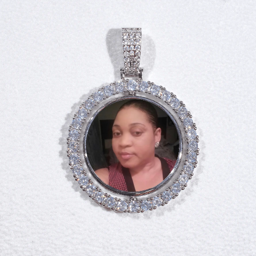 3D Spinning 2-Faced Custom Picture Pendant