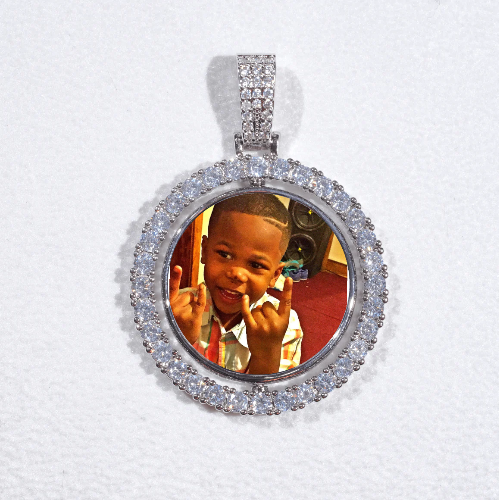 3D Spinning 2-Faced Custom Picture Pendant