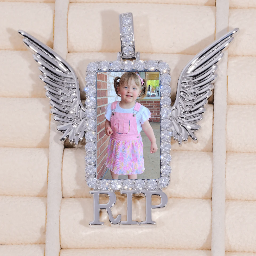RIP WING 3D CUSTOM PICTURE PENDANT