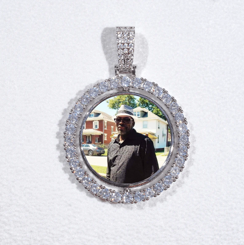 3D Spinning 2-Faced Custom Picture Pendant