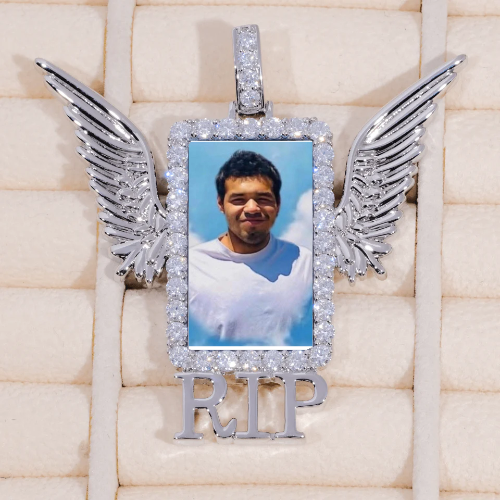 RIP WING 3D CUSTOM PICTURE PENDANT