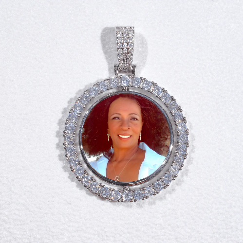 3D Spinning 2-Faced Custom Picture Pendant