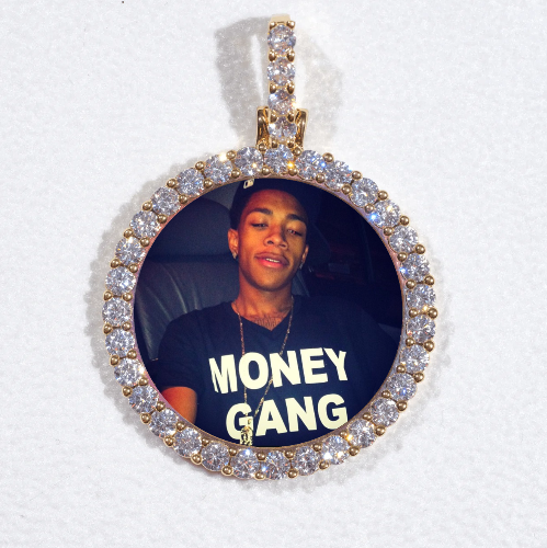 3D CIRCLE CUSTOM PICTURE PENDANT SMALL SIZE