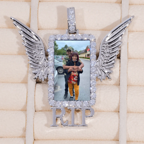 RIP WING 3D CUSTOM PICTURE PENDANT