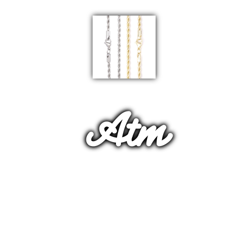 Script Custom Letter Necklace