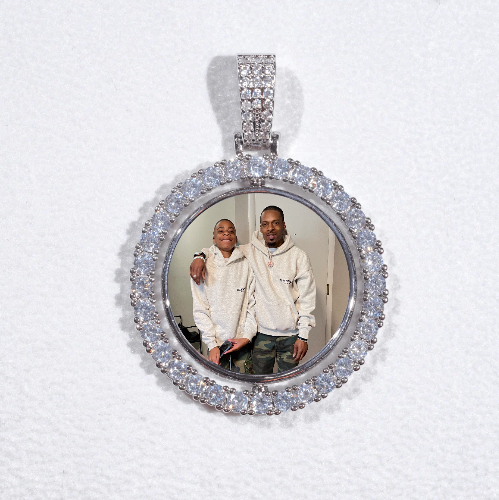 3D Spinning 2-Faced Custom Picture Pendant