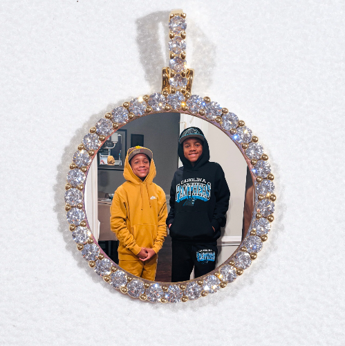 3D CIRCLE CUSTOM PICTURE PENDANT SMALL SIZE