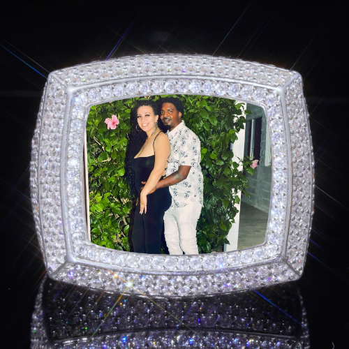 3D CUSTOM PICTURE ICED RING