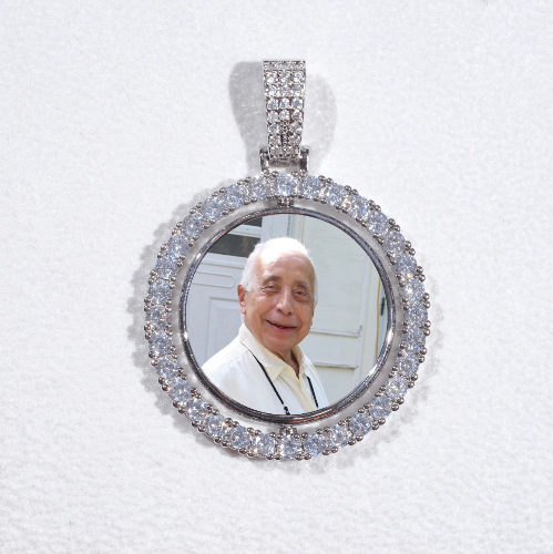 3D Spinning 2-Faced Custom Picture Pendant