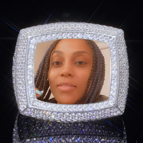 3D CUSTOM PICTURE ICED RING
