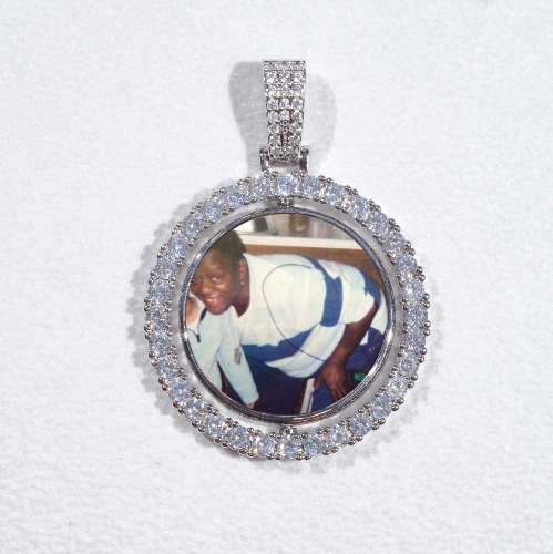 3D Spinning 2-Faced Custom Picture Pendant