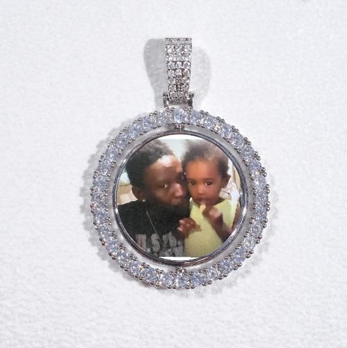 3D Spinning 2-Faced Custom Picture Pendant