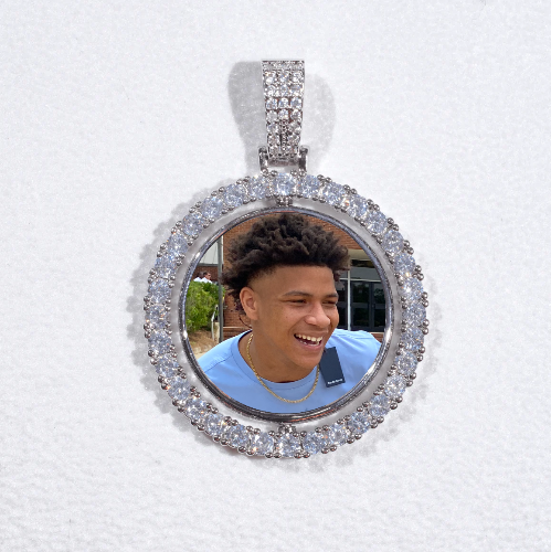 3D Spinning 2-Faced Custom Picture Pendant