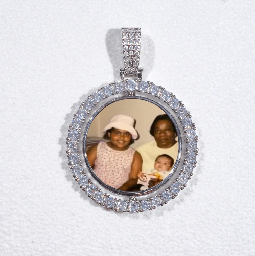 3D Spinning 2-Faced Custom Picture Pendant
