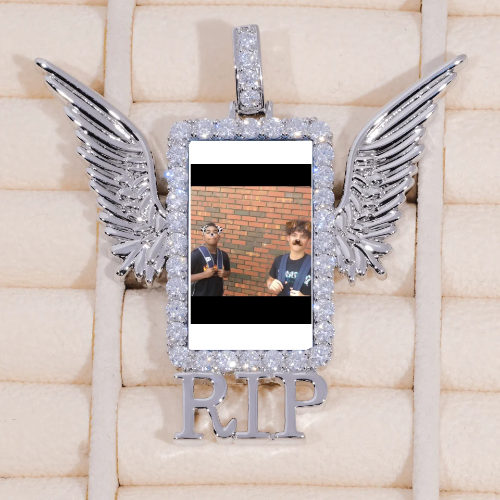 RIP WING 3D CUSTOM PICTURE PENDANT