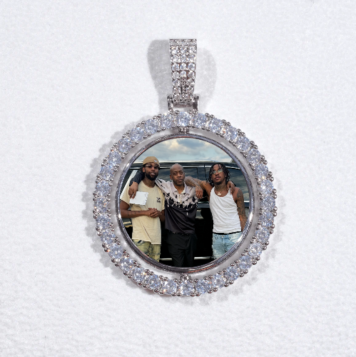 3D Spinning 2-Faced Custom Picture Pendant