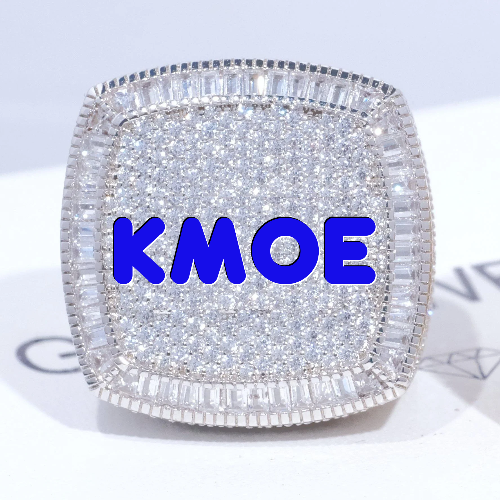 CUSTOM LETTER 3D ICED RING
