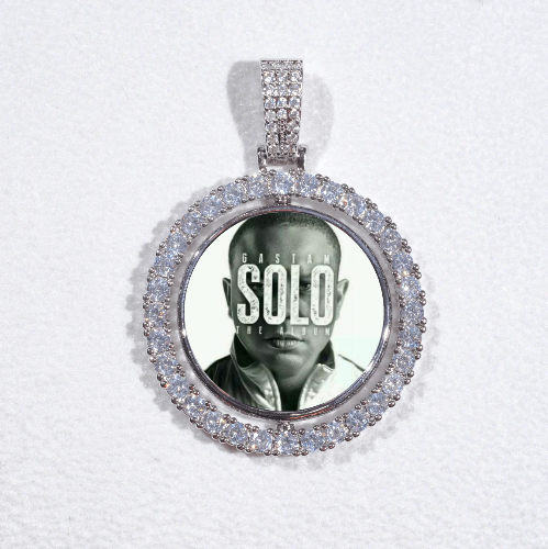 3D Spinning 2-Faced Custom Picture Pendant