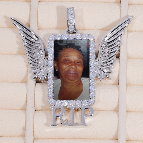 RIP WING 3D CUSTOM PICTURE PENDANT