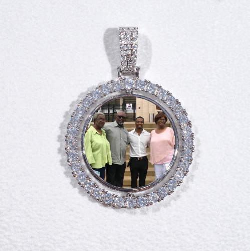 3D Spinning 2-Faced Custom Picture Pendant