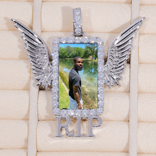 RIP WING 3D CUSTOM PICTURE PENDANT
