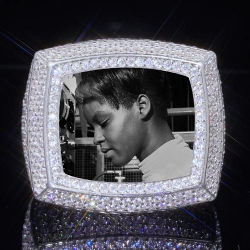 3D CUSTOM PICTURE ICED RING