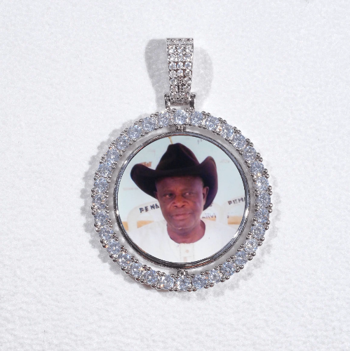 3D Spinning 2-Faced Custom Picture Pendant