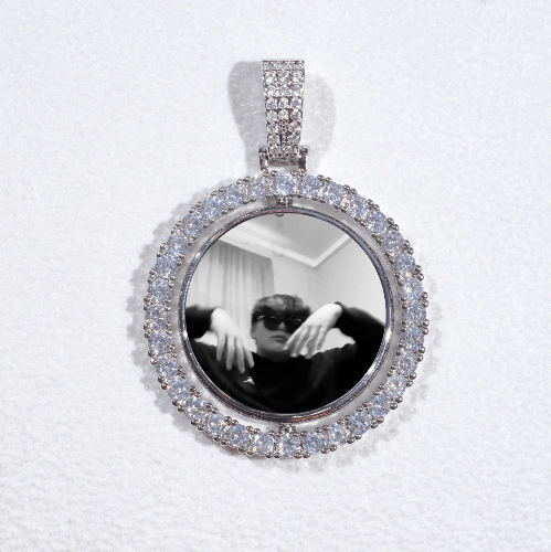3D Spinning 2-Faced Custom Picture Pendant