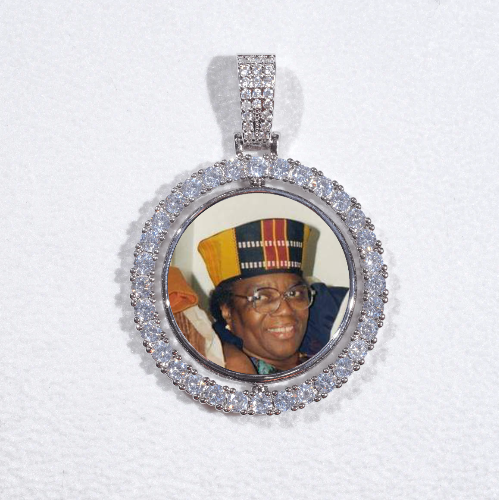 3D Spinning 2-Faced Custom Picture Pendant