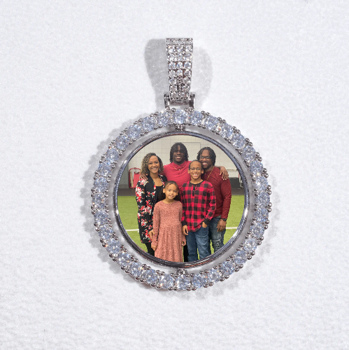3D Spinning 2-Faced Custom Picture Pendant