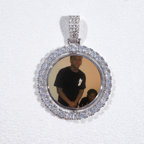 3D Spinning 2-Faced Custom Picture Pendant