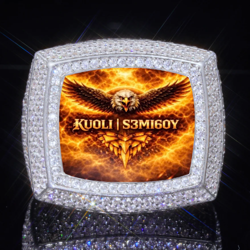 3D CUSTOM PICTURE ICED RING
