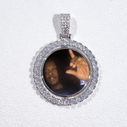 3D Spinning 2-Faced Custom Picture Pendant