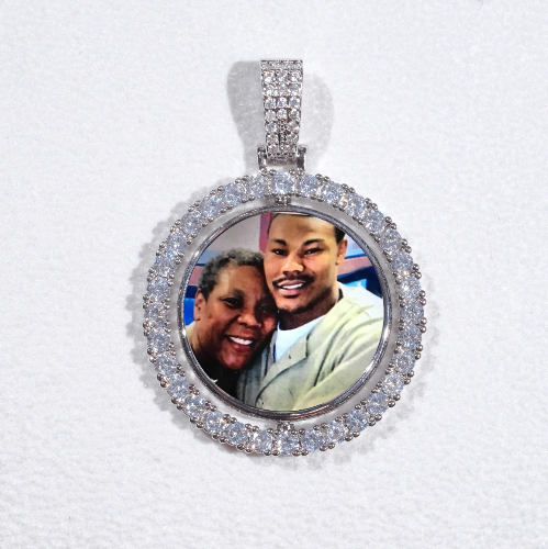 3D Spinning 2-Faced Custom Picture Pendant