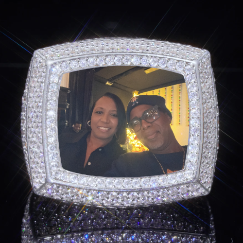 3D CUSTOM PICTURE ICED RING