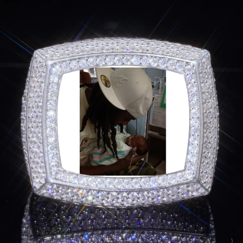 3D CUSTOM PICTURE ICED RING