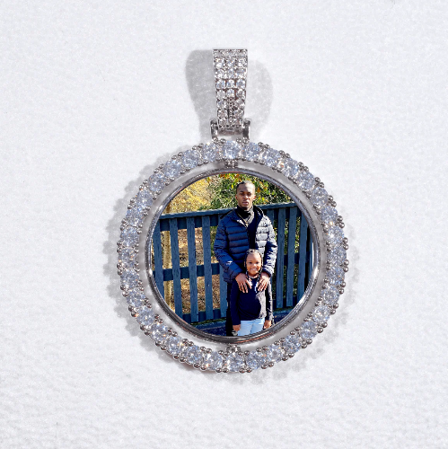3D Spinning 2-Faced Custom Picture Pendant