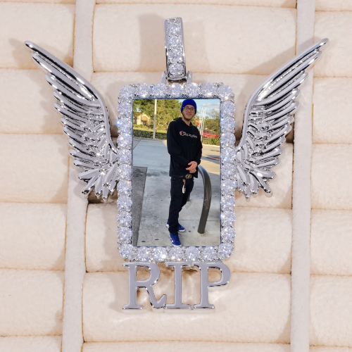 RIP WING 3D CUSTOM PICTURE PENDANT